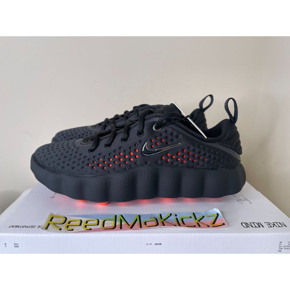 Nike Mind 002 Black Chrome Crimson Womens 8us